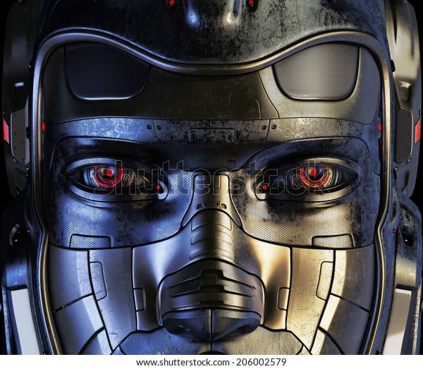 An application scenario or product detail of head armor cyborg mask with a mic - Image 12