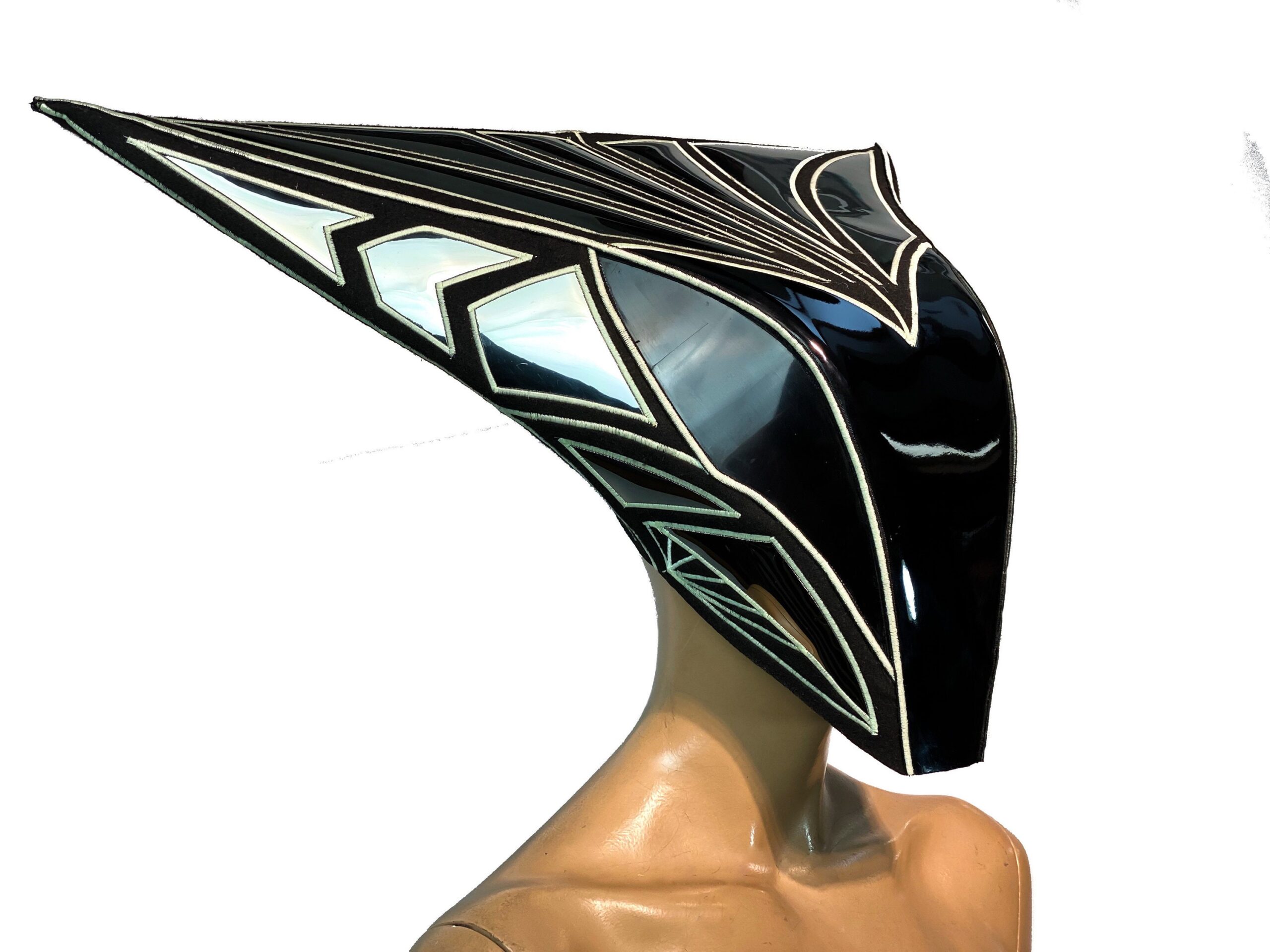 An application scenario or product detail of head armor cyborg mask with a mic - Image 17