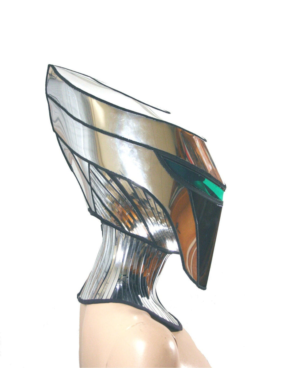 An application scenario or product detail of head armor cyborg mask with a mic - Image 23