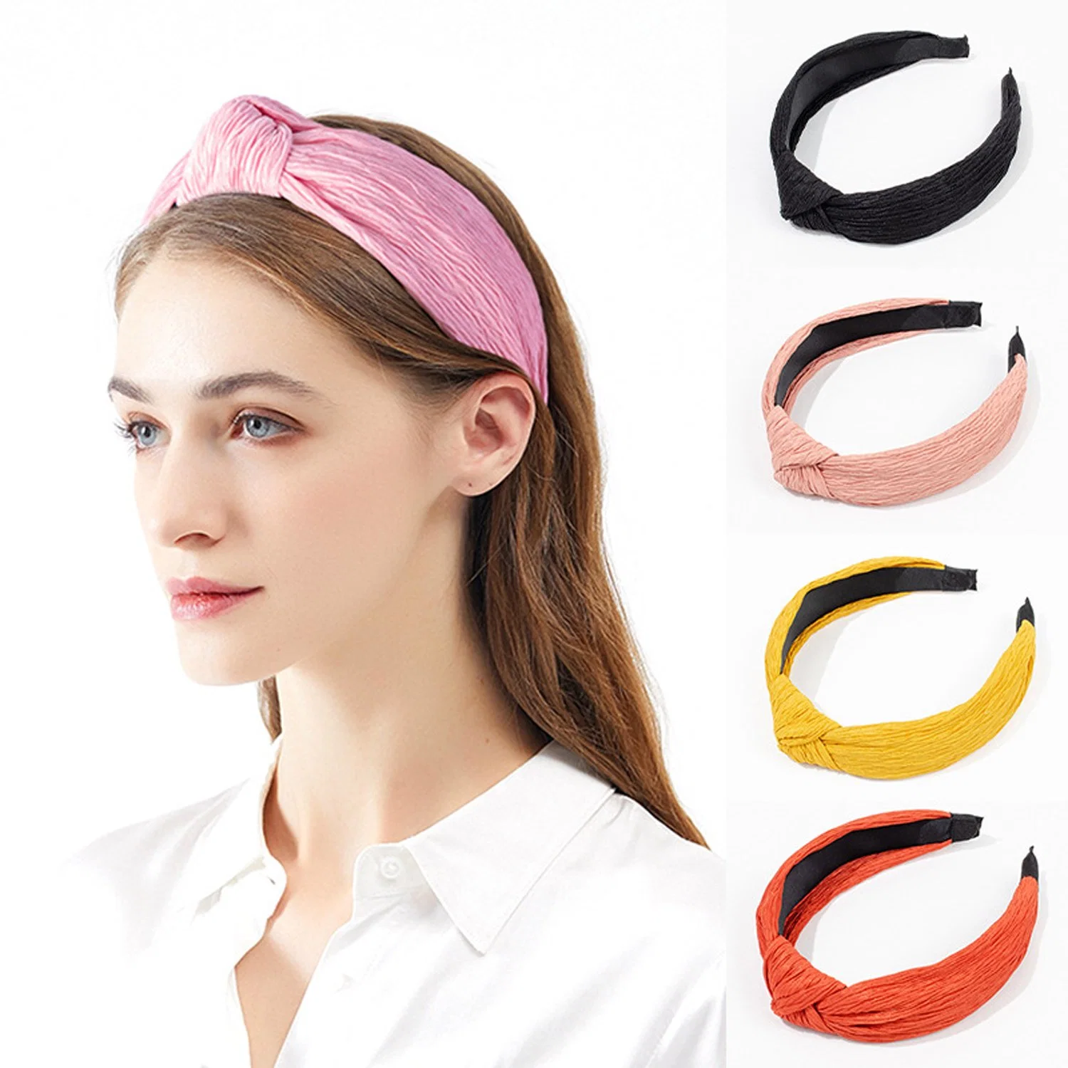 An application scenario or product detail of headbands for short hair - Image 19