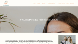 Healing Harmony Counseling - Long-Distance Friendship Resources