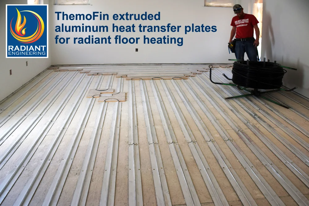 An application scenario or product detail of heat transfer plates for radiant heating - Image 5