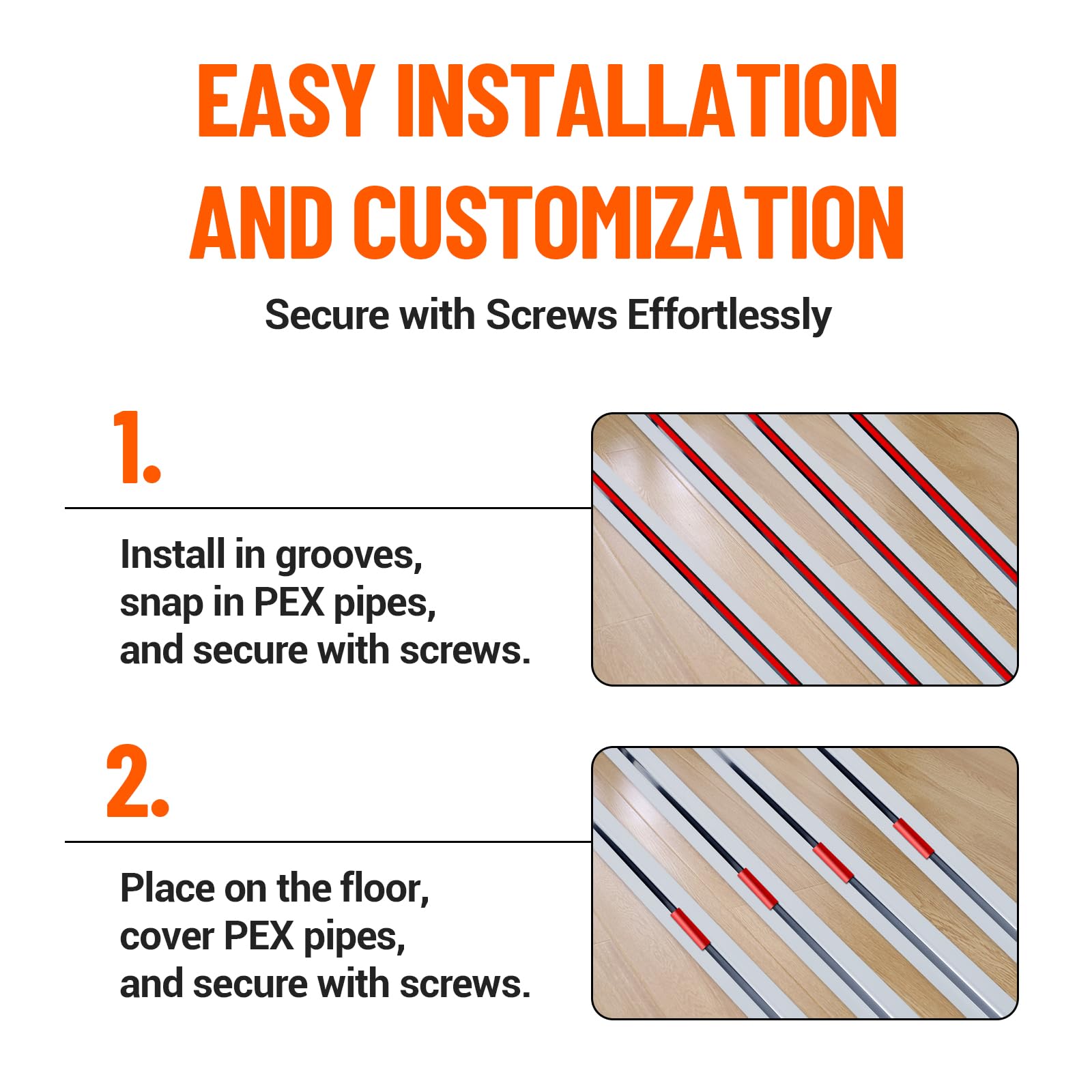 An application scenario or product detail of heat transfer plates for radiant heating - Image 23