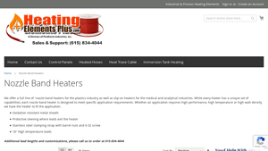Heating Elements Plus - Nozzle Band Heaters