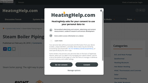 Heating Help - Steam Boiler Piping Guide