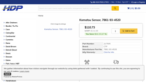 CTP - Komatsu Sensor 7861-93-4520