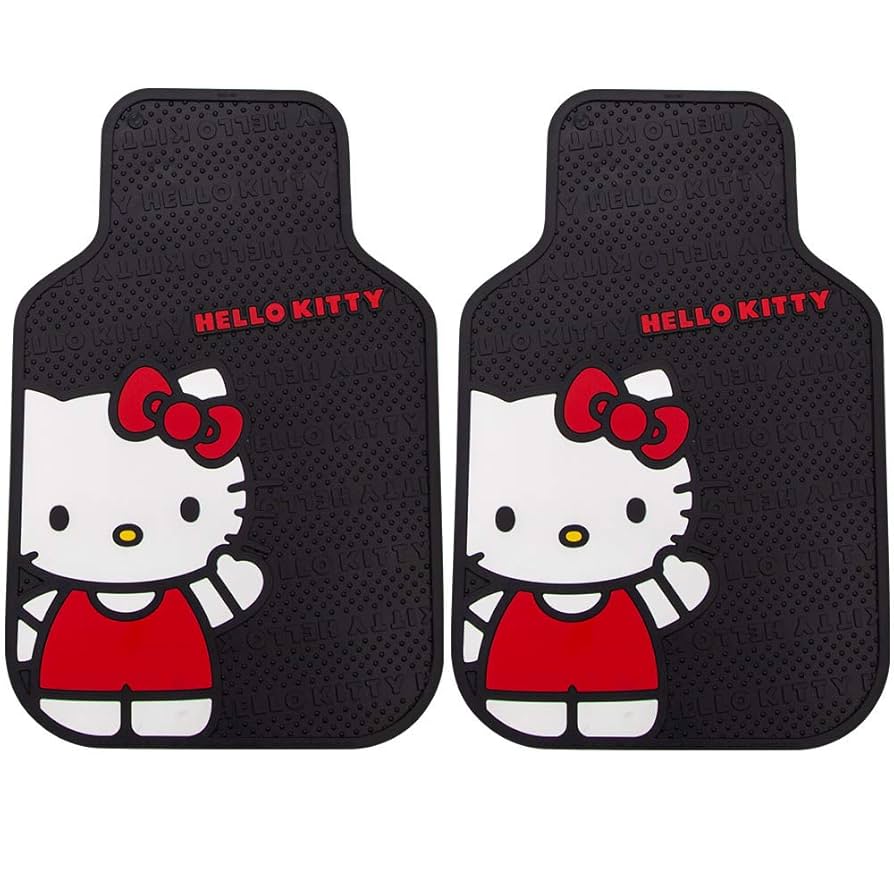 An application scenario or product detail of hello kitty car mats - Image 7
