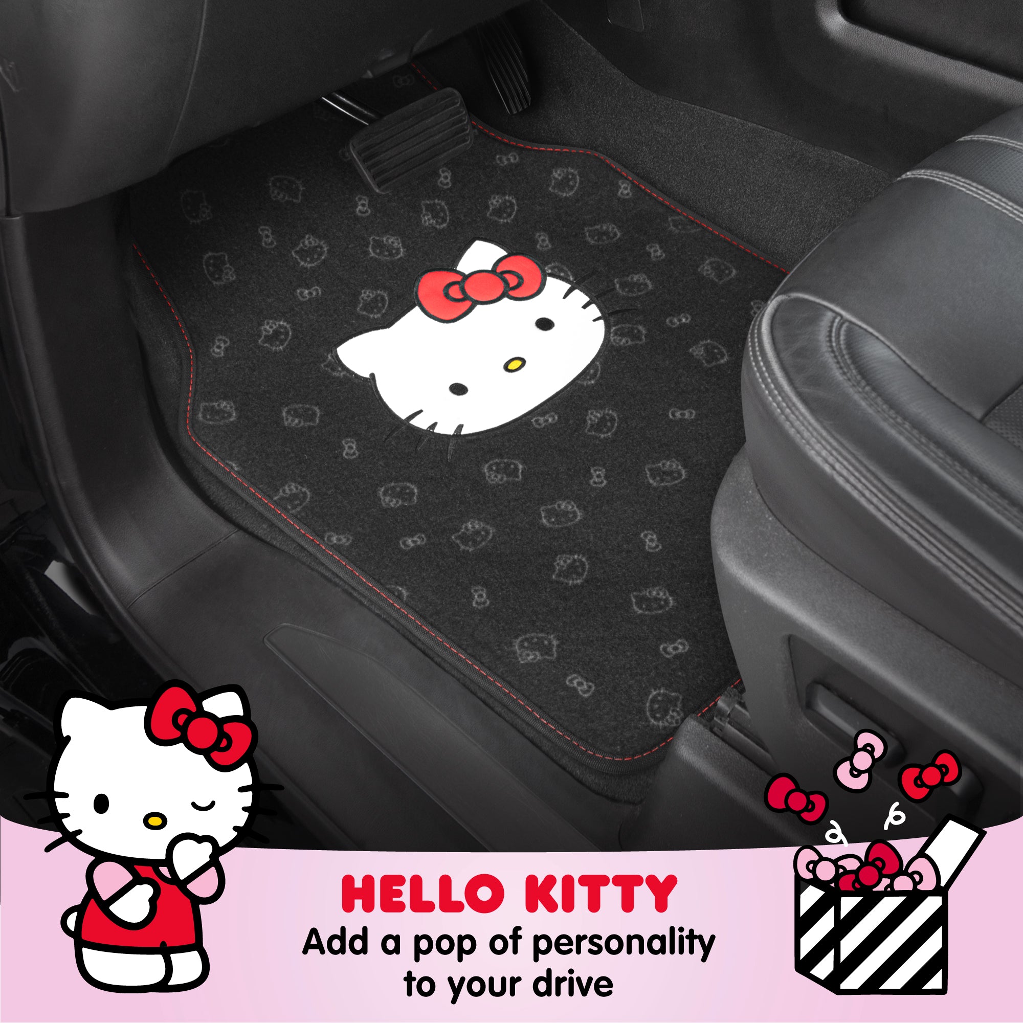 An application scenario or product detail of hello kitty car mats - Image 8