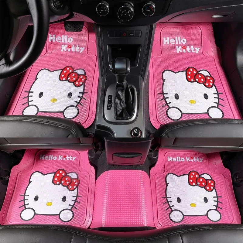 An application scenario or product detail of hello kitty car mats - Image 11