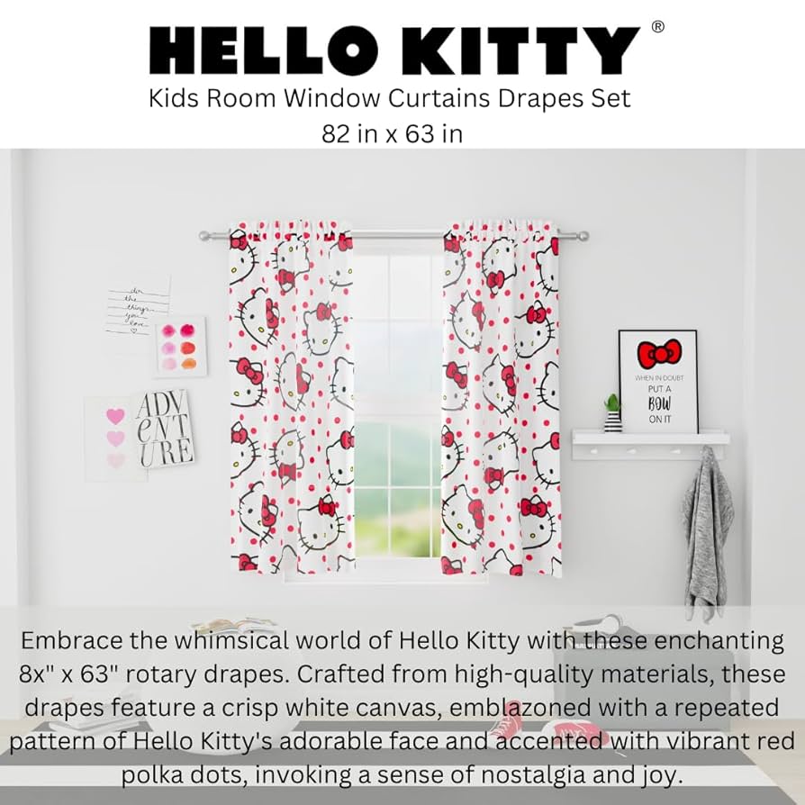 An application scenario or product detail of hello kitty curtains - Image 3