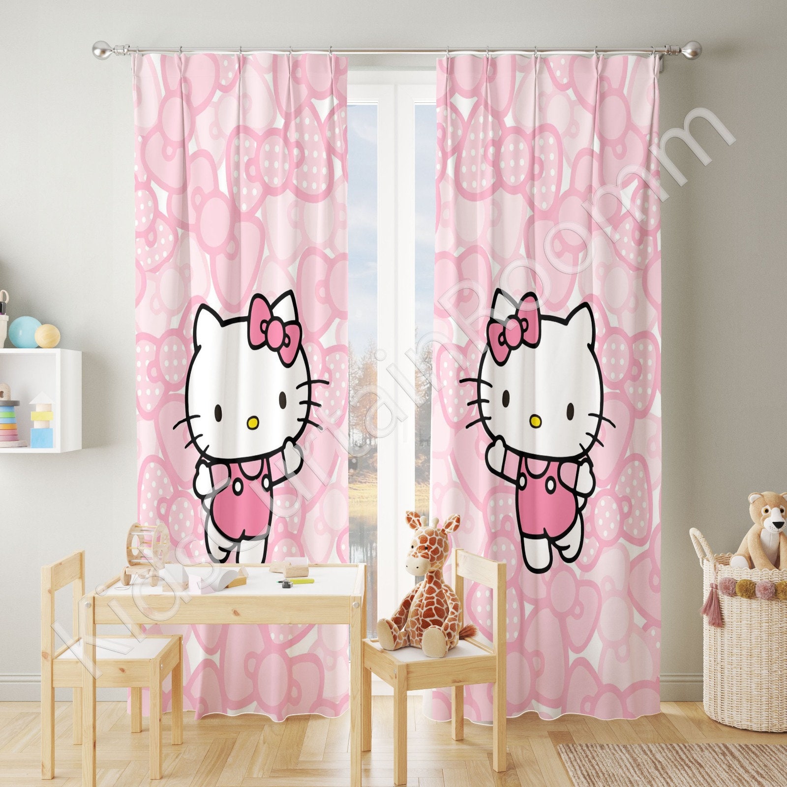 An application scenario or product detail of hello kitty curtains - Image 4