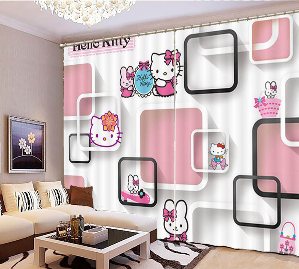 An application scenario or product detail of hello kitty curtains - Image 6