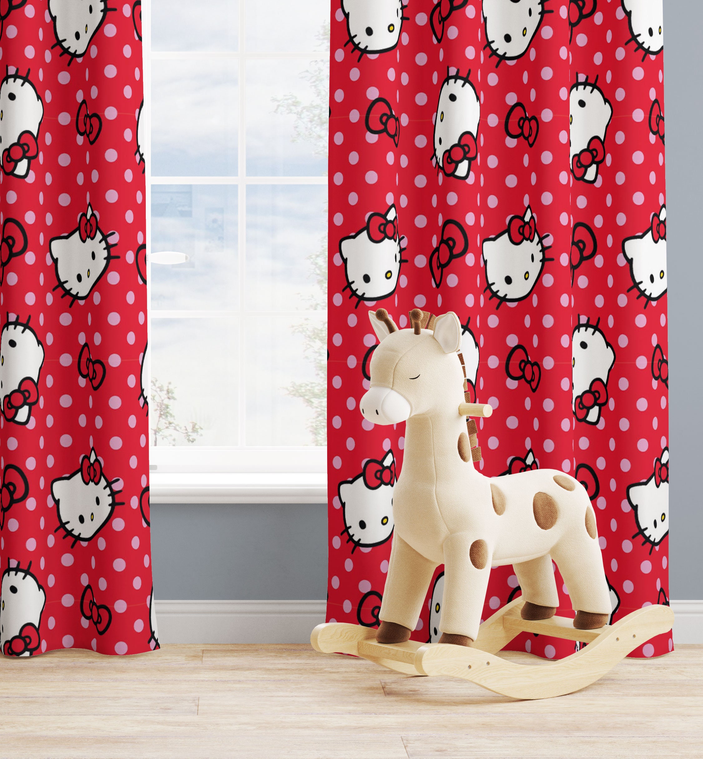 An application scenario or product detail of hello kitty curtains - Image 22