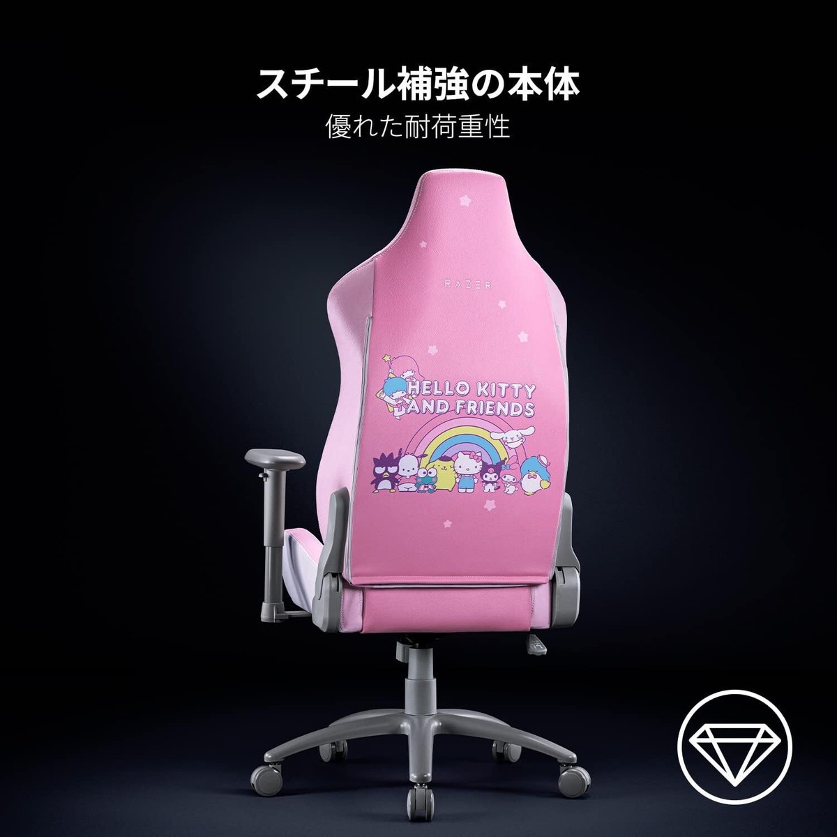 An application scenario or product detail of hello kitty gaming chair - Image 11