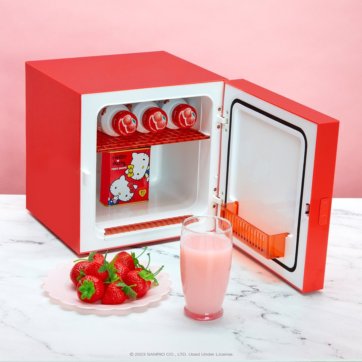 An application scenario or product detail of hello kitty mini refrigerator - Image 4