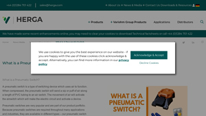 Herga - Pneumatic Switches