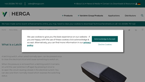 Herga - Latching Switches