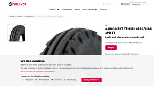 BKT - 4.00-16 TF-8181 Tire