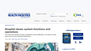 HFMMagazine - Hospital Steam Systems