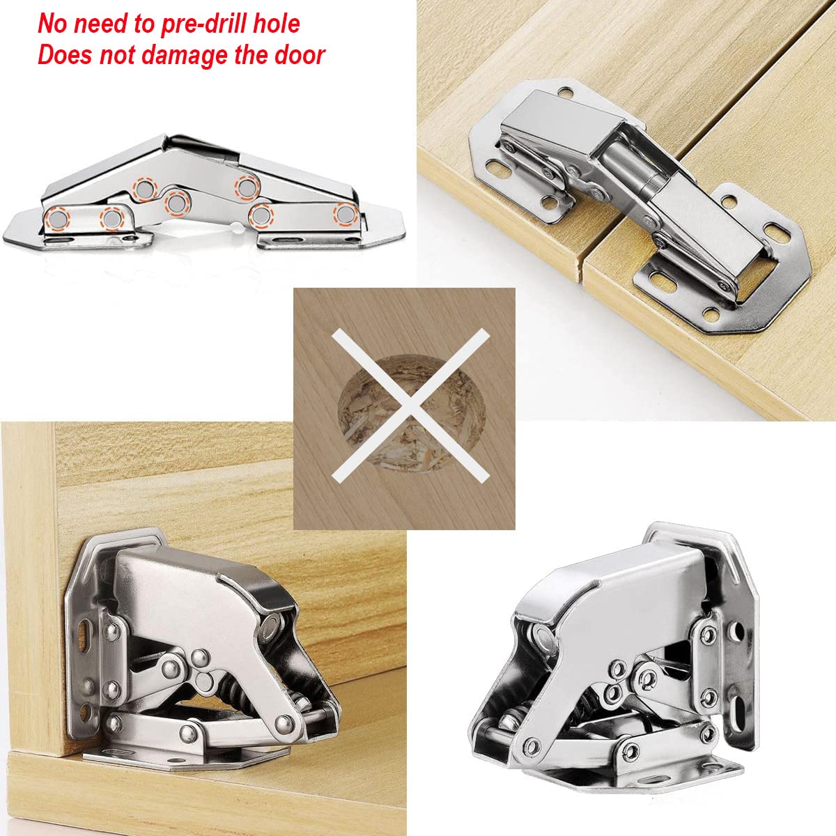 An application scenario or product detail of hidden hinges for kitchen cabinets - Image 20