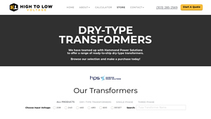 High to Low Voltage - Isolation and Step Up Transformers