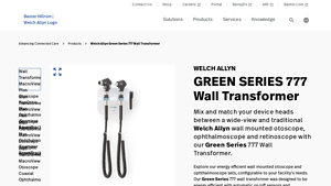 Hillrom - Welch Allyn Green Series 777 Wall Transformer
