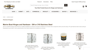 Hinge Outlet - Stainless Steel Hinges