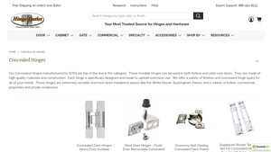 HingeOutlet - Concealed Hinges