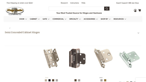Hinge Outlet - Semi Concealed Cabinet Hinges