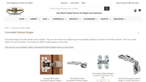 HingeOutlet - Concealed Cabinet Hinges