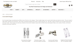 HingeOutlet - Concealed Hinges