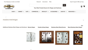 HingeOutlet - Stainless Steel Hinges