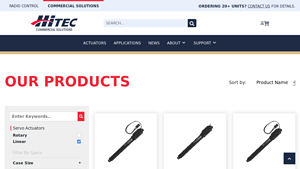 Hitec Commercial Solutions - Linear Servo Actuators