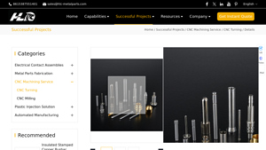 HLC - Custom Brass CNC Turned Parts