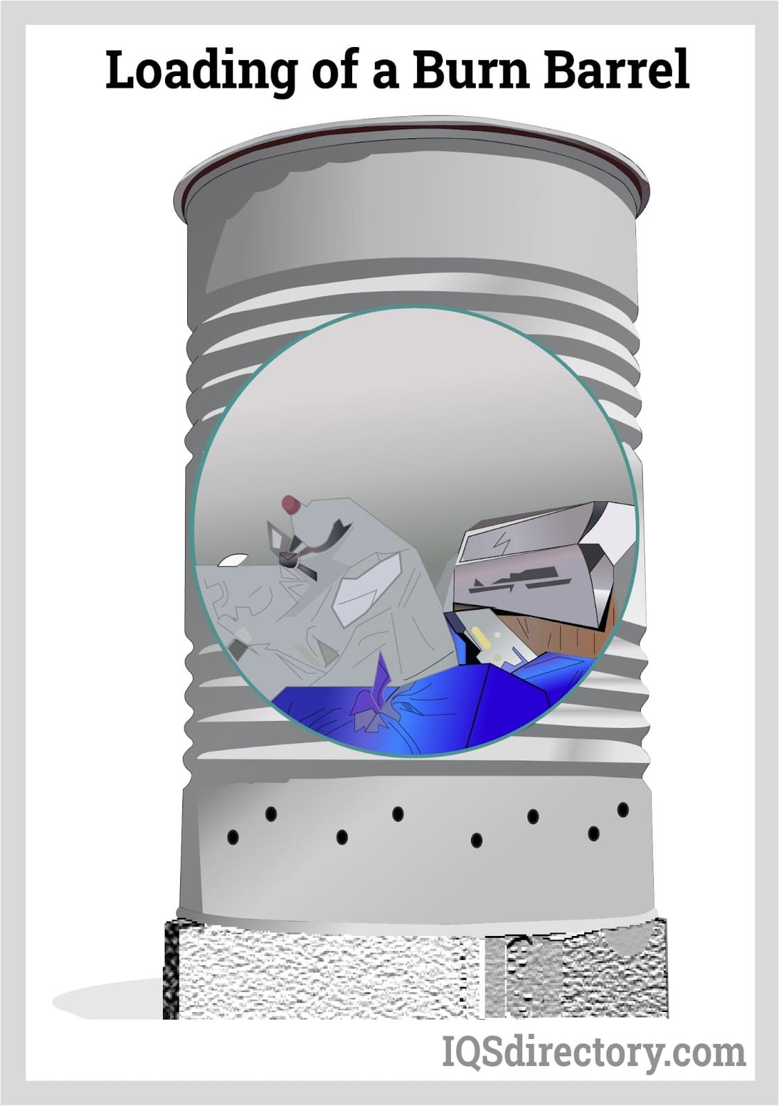 An application scenario or product detail of holes in burn barrel - Image 4