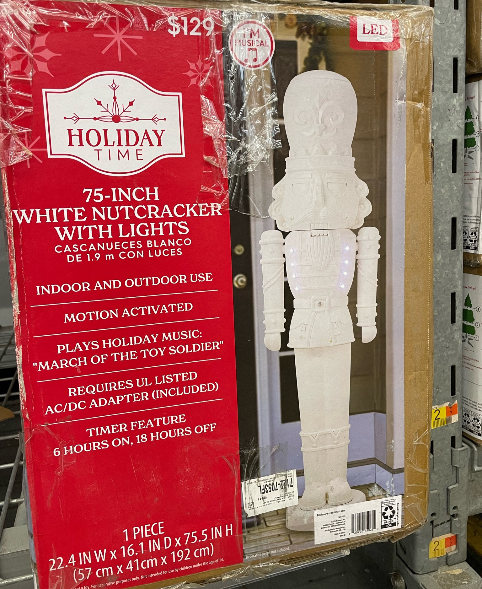 An application scenario or product detail of holiday time 75 inch nutcracker - Image 5