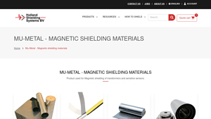 Holland Shielding - Mu-Metal Magnetic Shielding Solutions