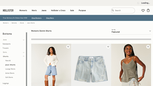 Hollister - Women's Denim Shorts