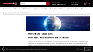 Hollywood DJ - Large Disco Balls