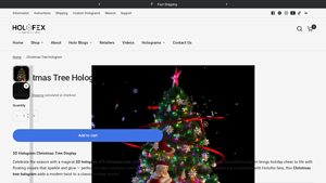 Holofex - Christmas Tree Hologram