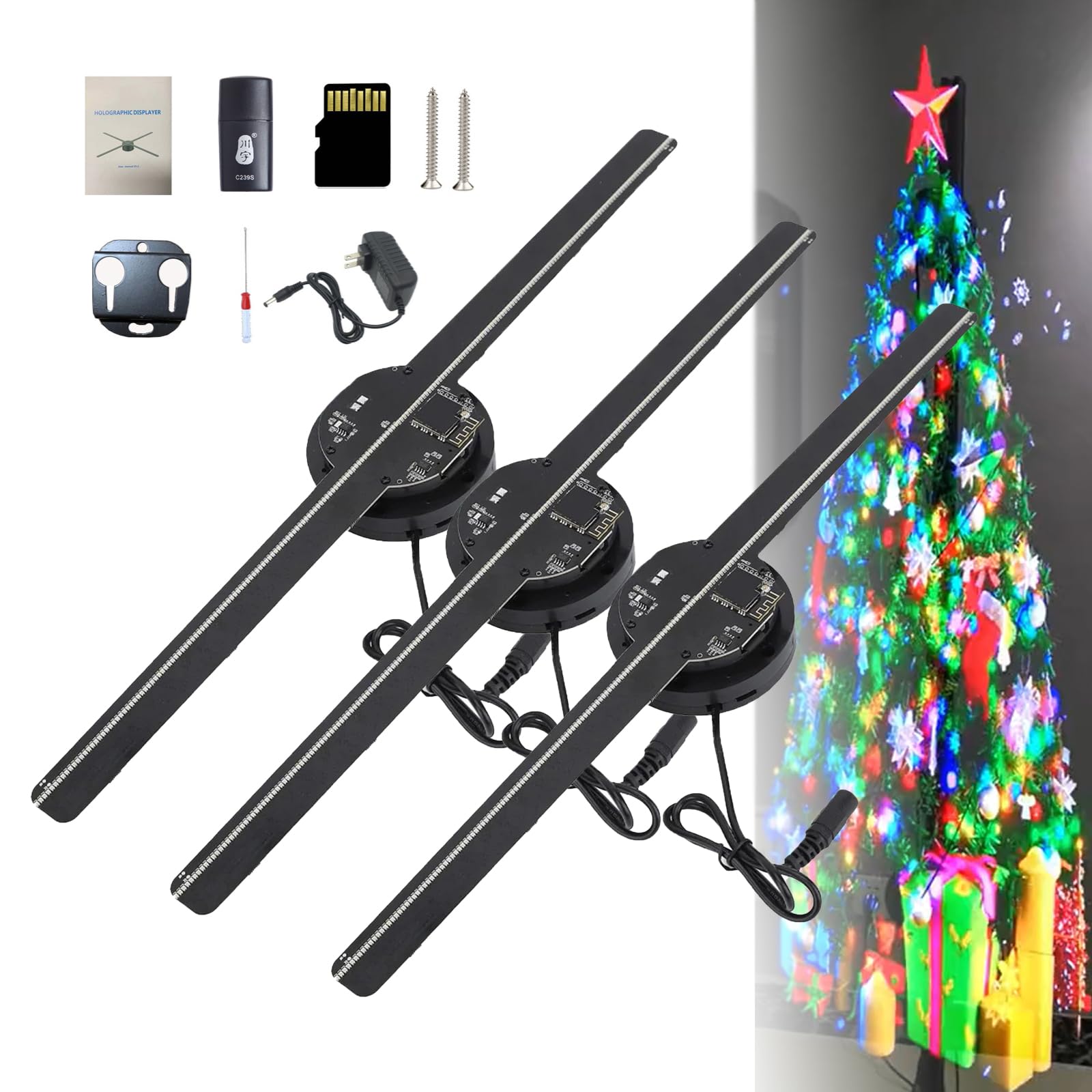 An application scenario or product detail of hologram christmas tree - Image 2