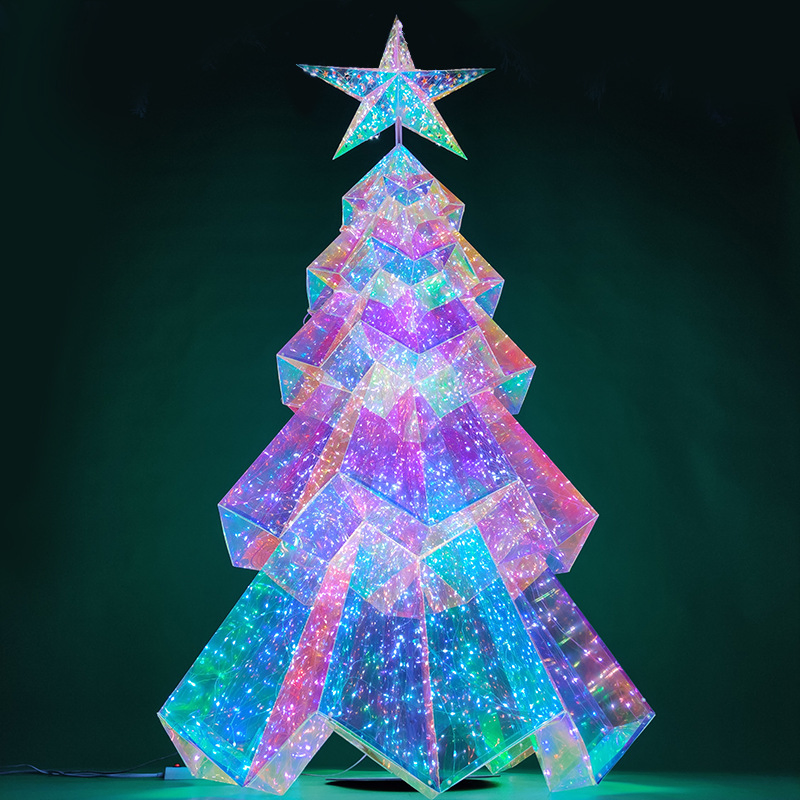 An application scenario or product detail of holographic christmas tree - Image 3