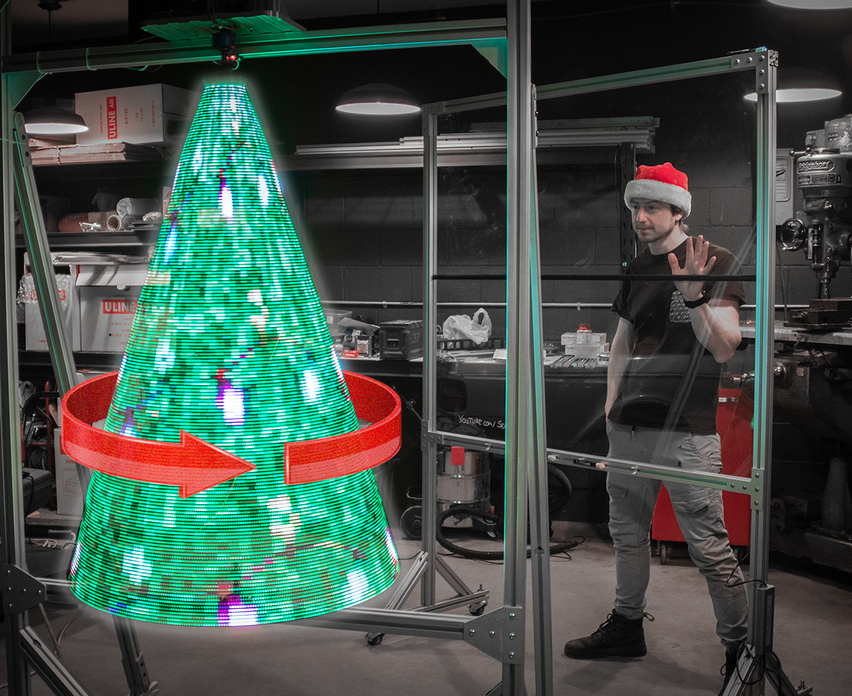 An application scenario or product detail of holographic christmas tree - Image 9