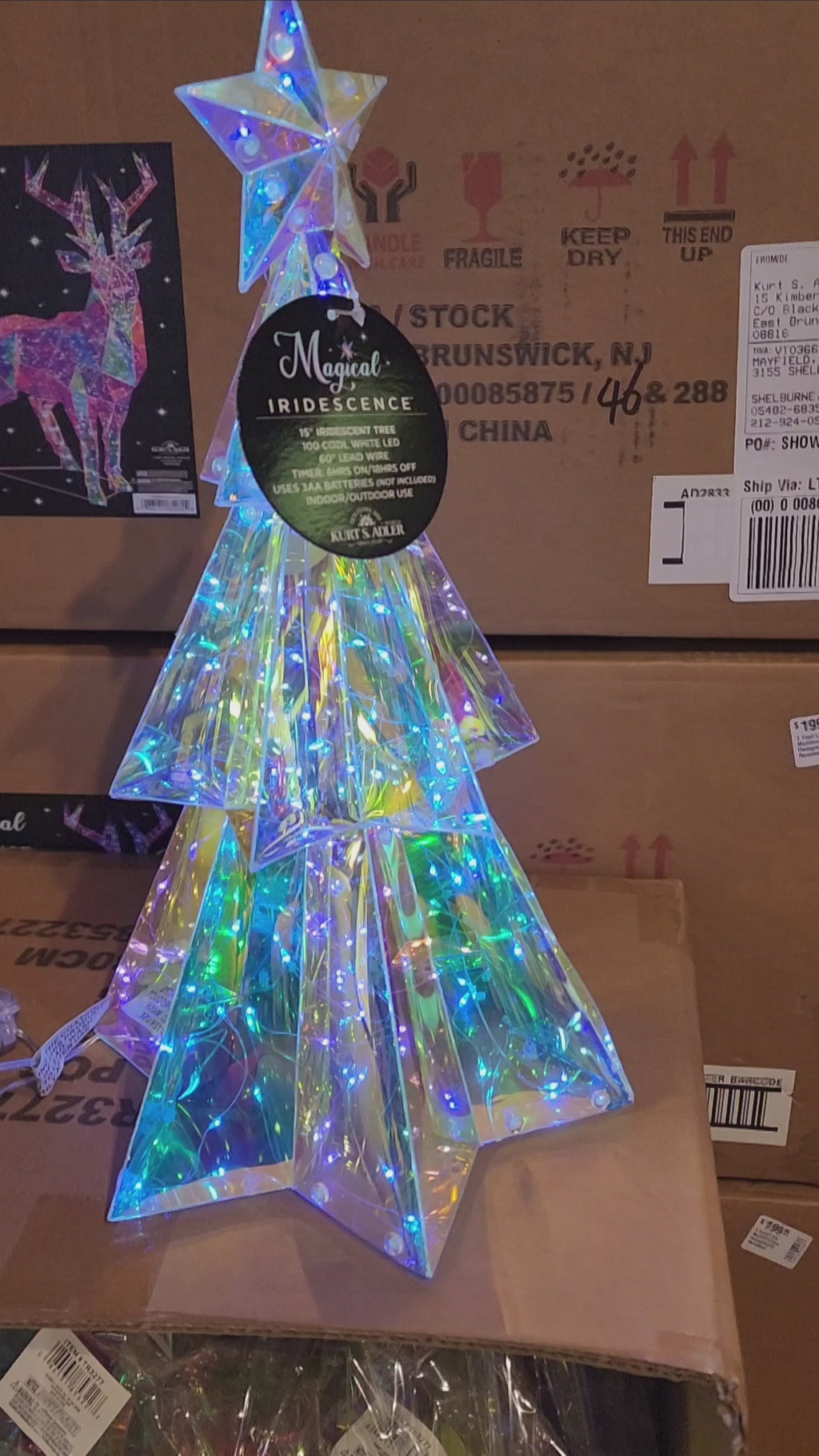 An application scenario or product detail of holographic christmas tree - Image 13