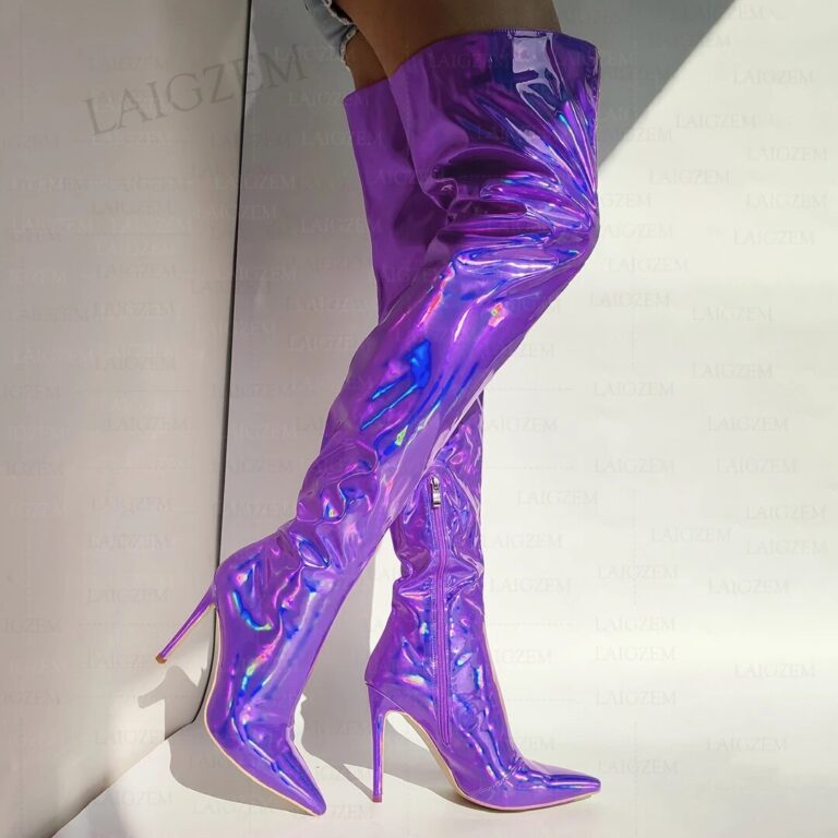 Featured image for the holographic knee high space boots guide