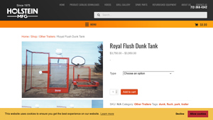 Holstein MFG - Royal Flush Dunk Tank
