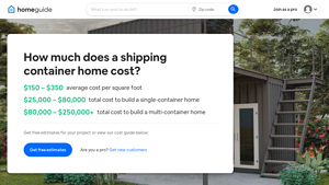 HomeGuide - Shipping Container Home Costs