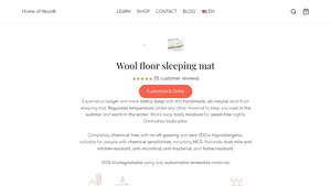 Home of Wool - Floor Sleeping Mat