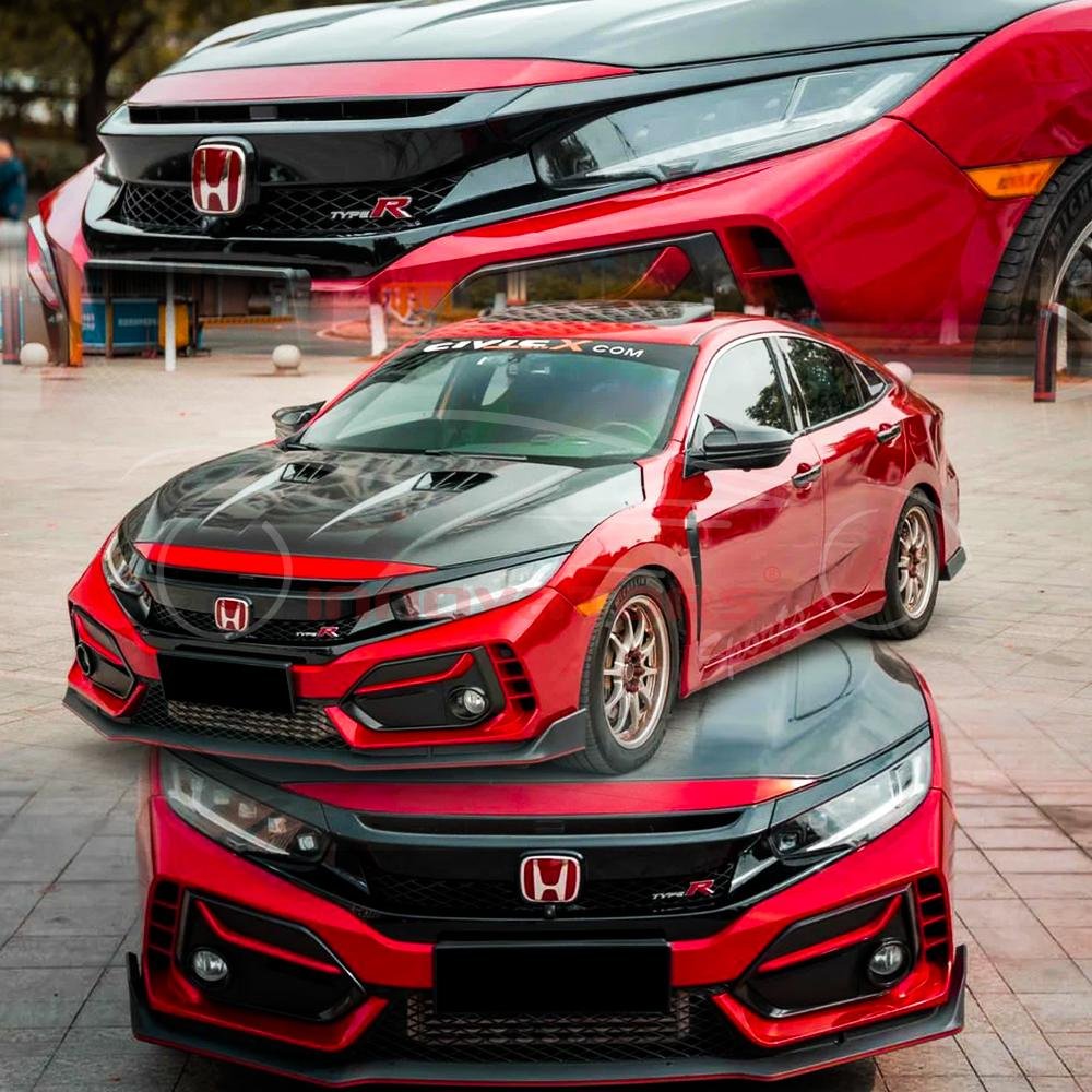 An application scenario or product detail of honda civic r 10th gen bodykit - Image 9