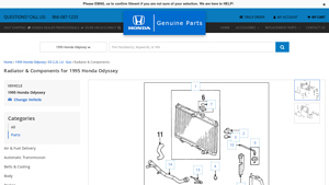 Honda - Radiator & Components